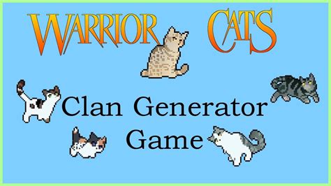 warrior cats clan generator